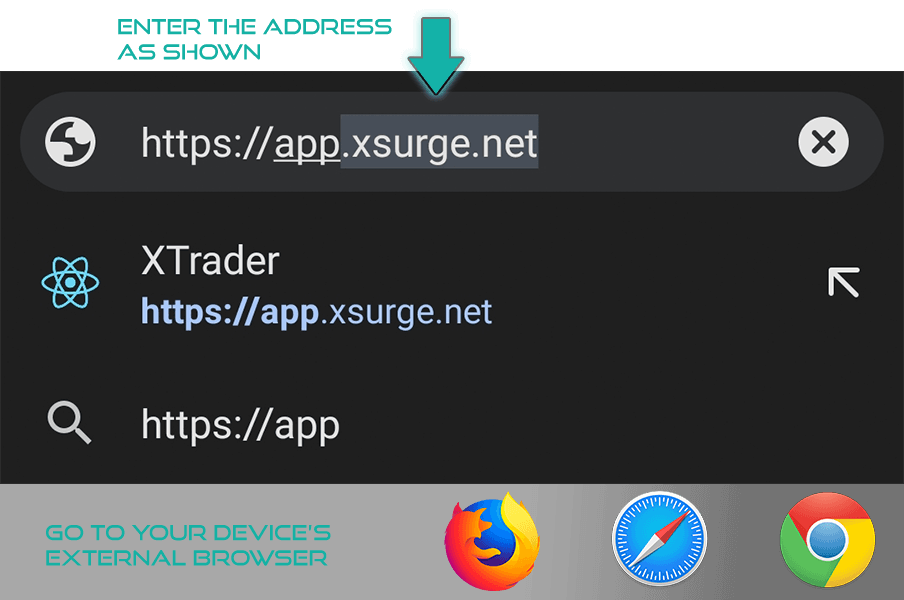 XTrader Dapp Url