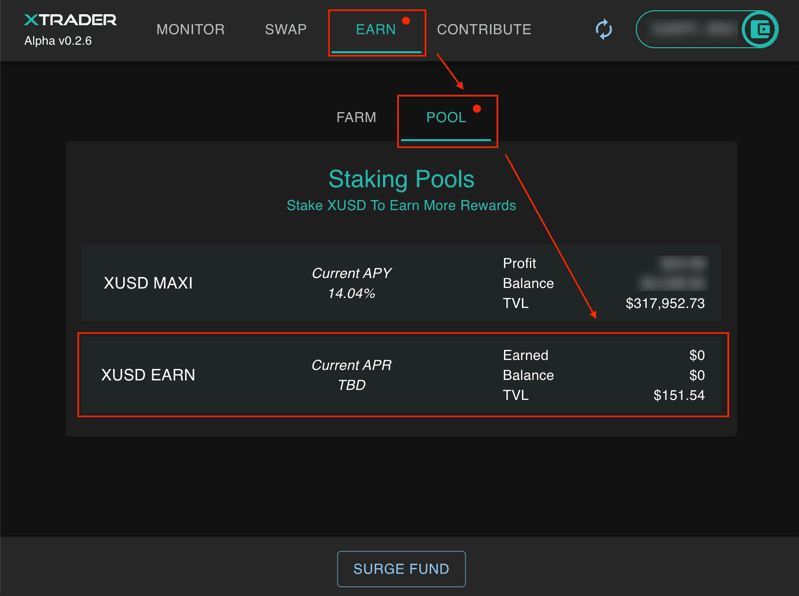 Xusd Maxi Pool Open