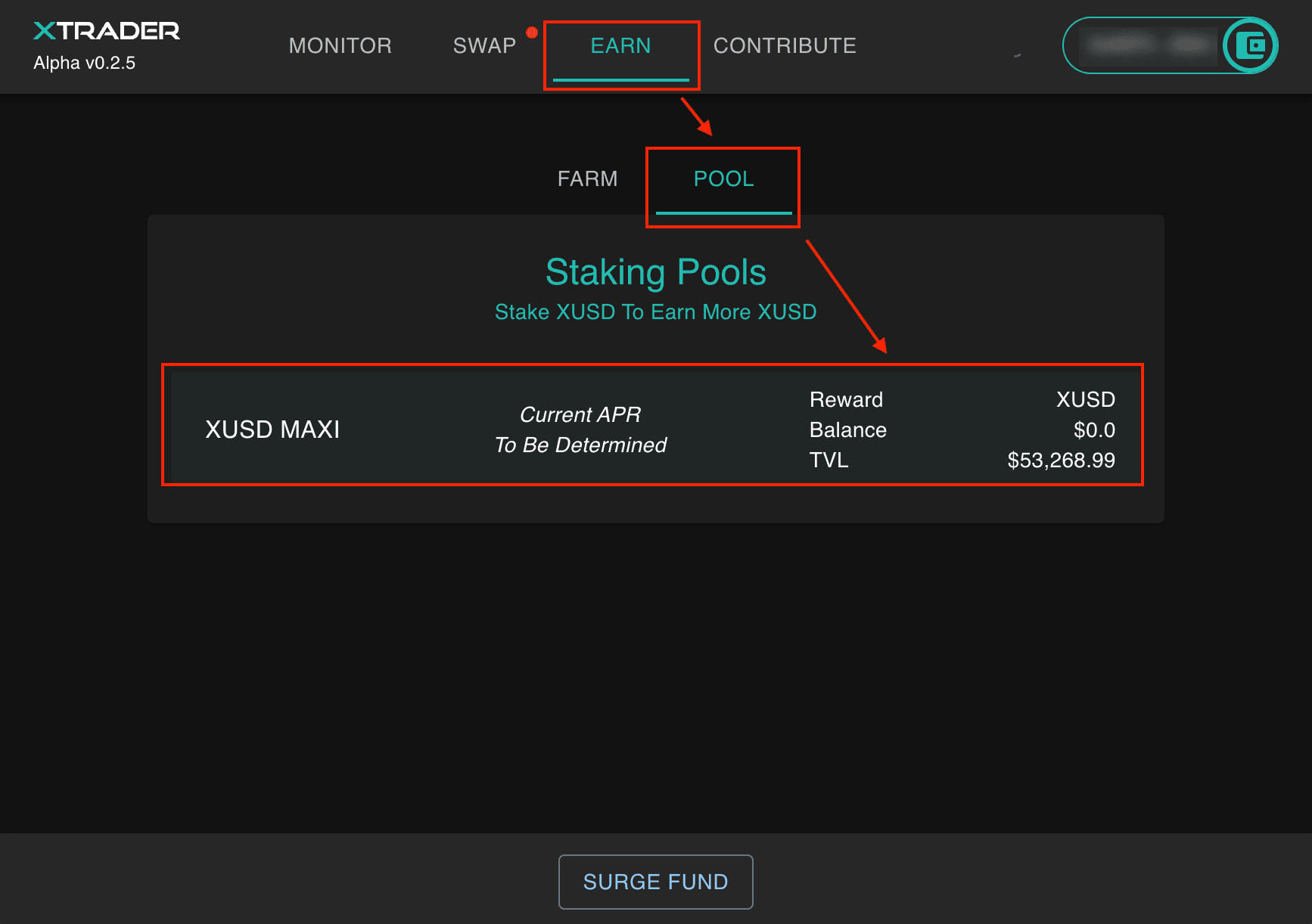 Xusd Maxi Pool Open