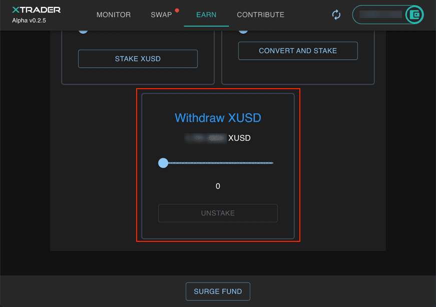 Xusd Maxi Stake Complete